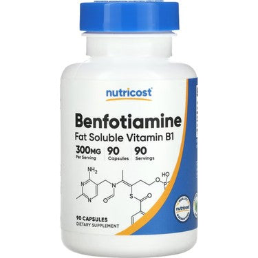 Nutricost Benfotiamine 300 mg 90 Capsules