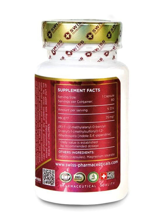 Swi̇ss Ibutamoren Mk677 80 Kapsül