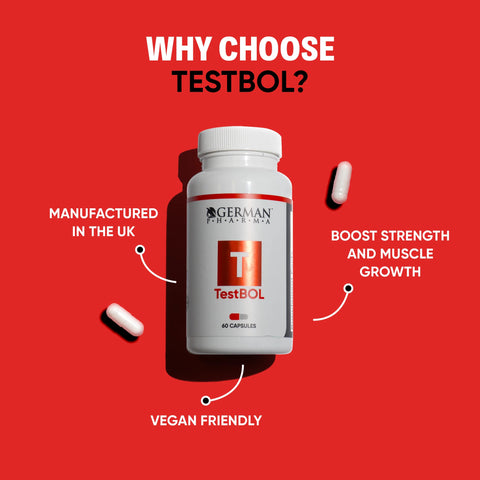 German Pharma TestBOL(Turkesteron+Laxogenin) 450 MG 60 Caps