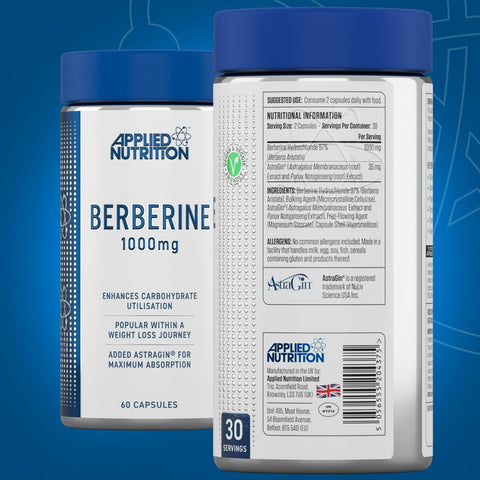 Applied Nutrition Berberine capsules 1000mg x 60 Caps