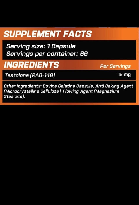 Grimlabs Testolone Rad140 60 Kapsül - Supplementhane