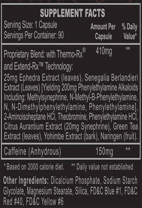 Hi-Tech Pharmaceuticals Black Widow Fat Burner 90 Kapsül