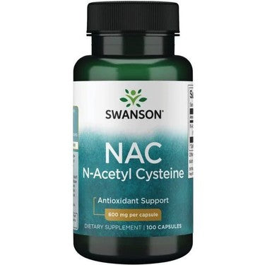 Swanson Nac N-Acetyl Cysteine 600 mg 100 Kapsül