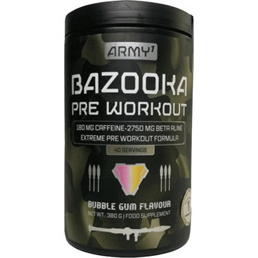 Army1 Bazooka Ripped Fat Burner PreWorkout 40 servis Made in Germany