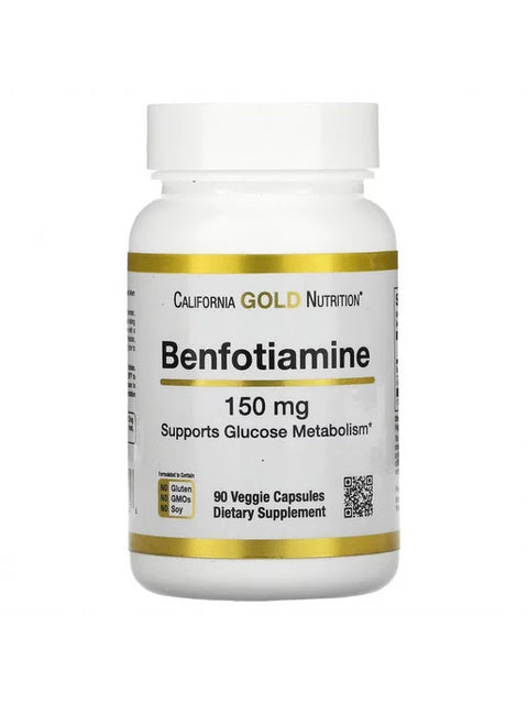 California Gold Nutrition B1 Benfotiamine 150 Mg - 90 vegan Kapsül