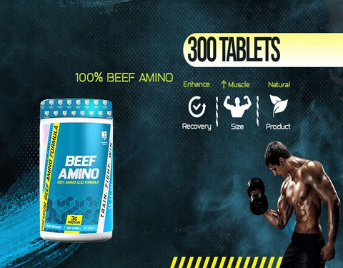 Muscle Rulz 100% Beef Amino 300 tablet - 100 servis