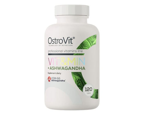 OstroVit VIT&MIN + Vitamin KSM66 Ashwagandha 120 tablets