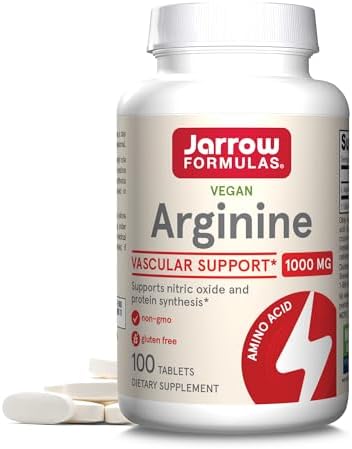 Jarrow Arginine Arjinin 1000 mg 100 Tablets