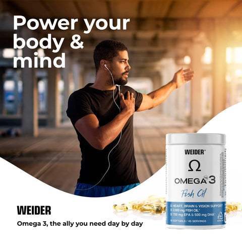 Weider Omega Fish oil (Balık yağı) 3 2000 mg 90 Softgels