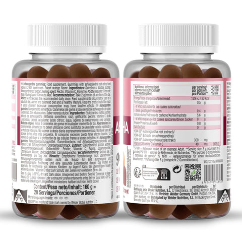 WEİDER Ksm66 Ashwagandha + C vitamin (Sugar free) – 40 gum