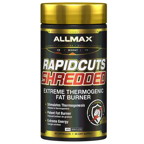 ALLMAX Rapidcuts Shredded Extreme Thermogenic Fat Burner 90 Capsul