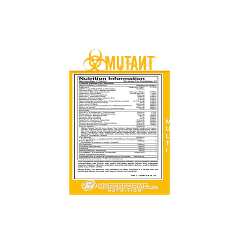 Mutant Multivitamin 60 tablet