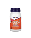 NOW Foods Vitamin D-3 High Potency 125 μg (5000 IU) 240 Softgels