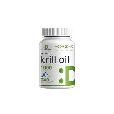 Deal Supplement Antarctic Krill Oil 1,000mg Per Serving 240 Softgels