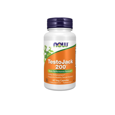 Now Testojack Tongkat + Maca + Tribulus + American Ginseng 200 Natural Testo Booster 60 Kapsül