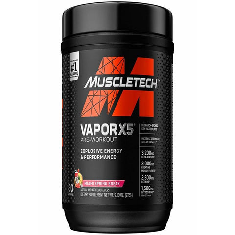 MuscleTech Vapor X5 Pump Preworkout 30 Servis