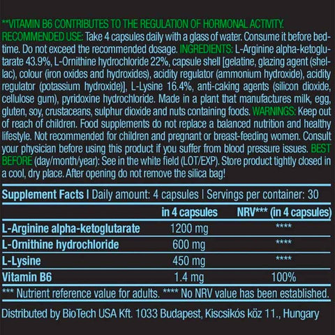 BiotechUSA GH TEST 120 Caps