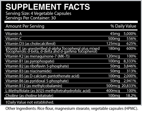 CENTURİON LABZ Vitality Vitamin Complex 120 Vegan Kapsül