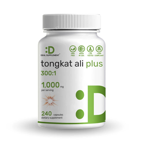 Deal Supplement Tongkat Ali - Horny Goat Epimedıum 1100mg Per Serving 240 Capsules