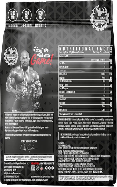 Dexter Jackson Anabolic Gh Max Mass Gainer 7250 kg - 50 servis