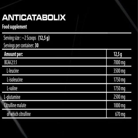 FA Anticatabolix Eaa Bcaa Glutamine Citrulline Amino Complex 375 g