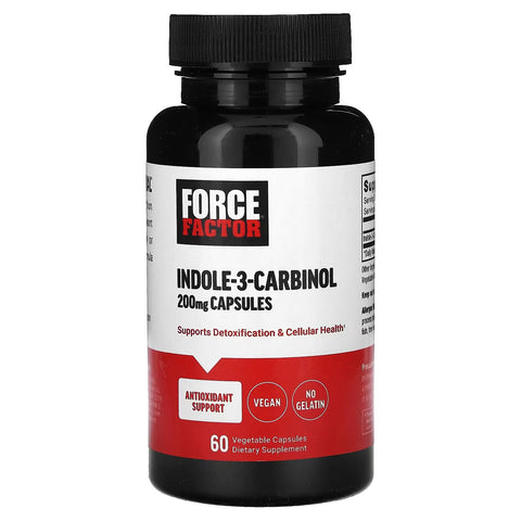 Force Factor Indole-3-Carbinol 200 mg 60 Vegetable Capsules (Antioksidan desteği + Detox) Seçenek 60 KAPSÜL