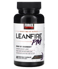 Force Factor Nighttime Fat Burner Leanfire Pm 60 Vegetable Capsules