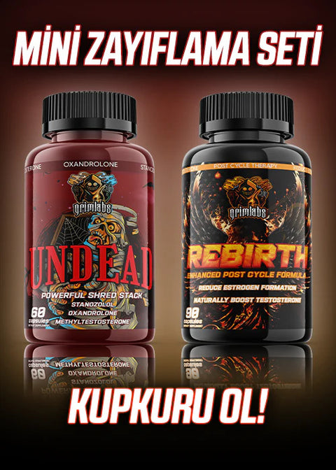 Grimlabs Undead Fat Burner  Rebirth Pct Definasyon MİNİ ZAYIFLAMA SETİ - UNDEAD & REBIRTH