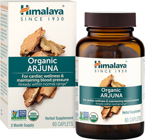 Himalaya Organic Arjuna 60 Caplets - KALP SAĞLIĞI DESTEĞİ