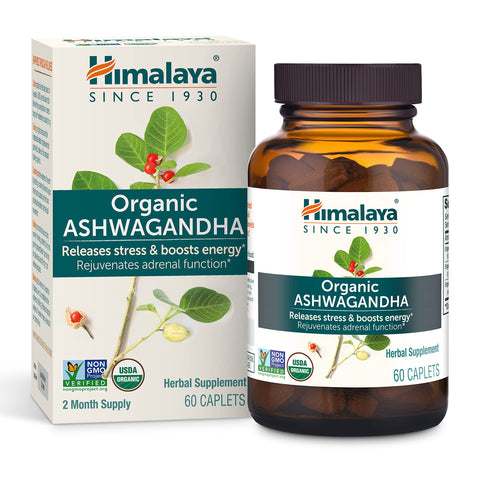 Himalaya Organic Ashwagandha Stress Boost Energy 670 MG 60 Tablet