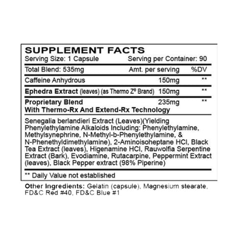 Innovative Labs Hell Fire EPH 150 90 Capsul - USA