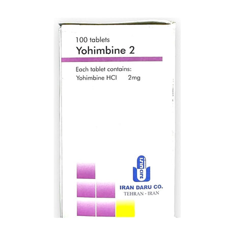 İrandaru Yohimbine Hcl 2mg 100 Tablet