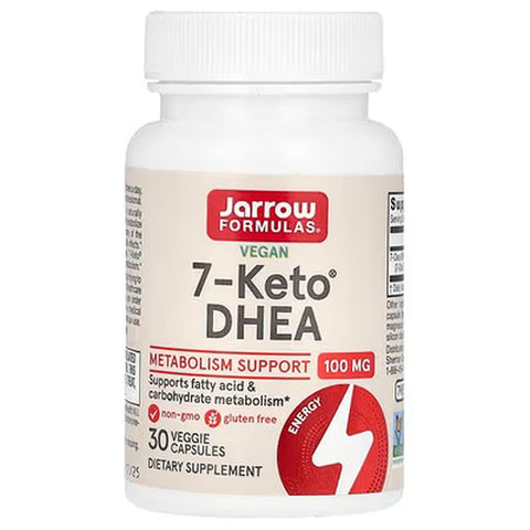 Jarrow Formülleri Vegan 7-Keto DHEA 100 mg 30 Vejetaryen Kapsül