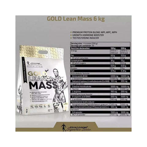 Kevin Levrone Gold Lean Mass Gainer 6kg