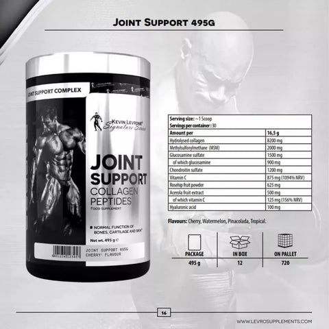 Kevin Levrone Joint Support Collagen + Glucosamine MSM (Glukozamin) 450 g