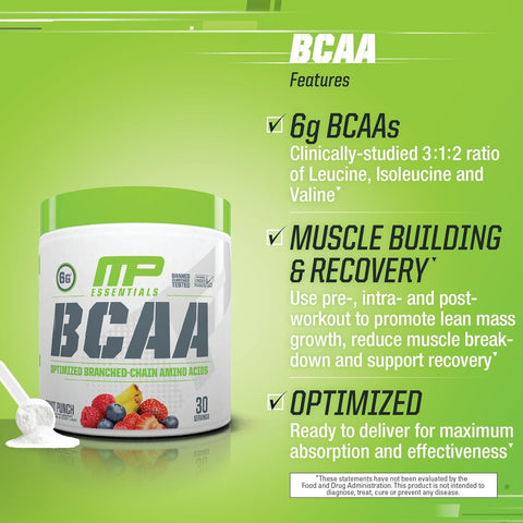 MusclePharm MP Essentials Bcaa 30 Servis