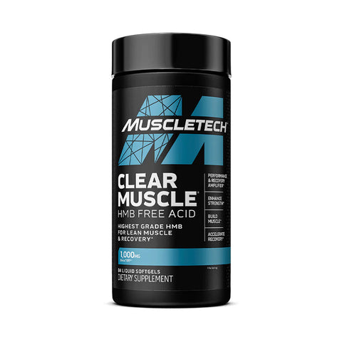 Muscletech Clear Muscle HMB 1000 mg Free Acid 84 CAPS