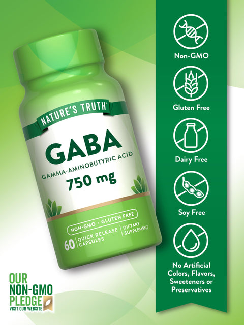 Nature's Truth Gaba 750 mg 60 caps