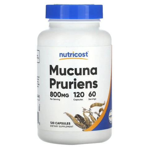 Nutricost Dopa Mucuna Pruriens 400mg, 120 Capsules - 800mg