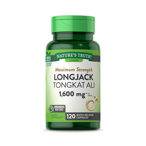 Natures Truth Longjack Tongkat Ali 1600 mg 120 Quick Release Caps