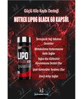 NutreX LIPO6 BLACK 60 Kapsül Abd versiyon