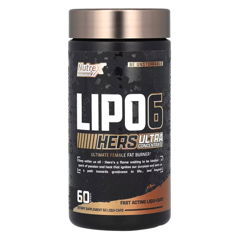 Nutrex Lipo 6 Hers Ultra Fat Burner Concentrate 60 Capsules