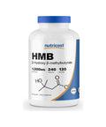 Nutricost HMB B-Hydroxy-B-methylbutyrate 1000 mg 240 Capsul