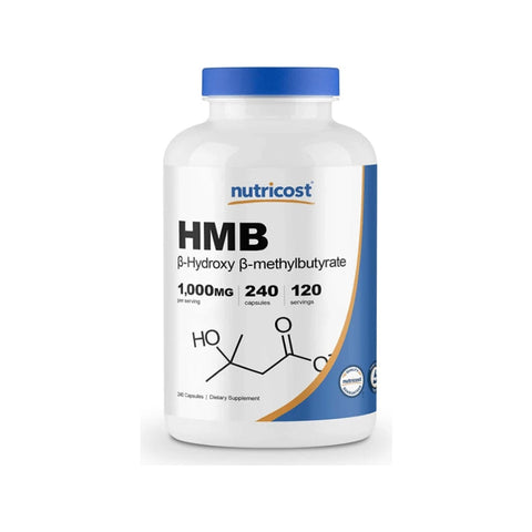 Nutricost HMB B-Hydroxy-B-methylbutyrate 1000 mg 240 Capsul