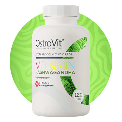 OstroVit VIT&MIN + Vitamin KSM66 Ashwagandha 120 tablets