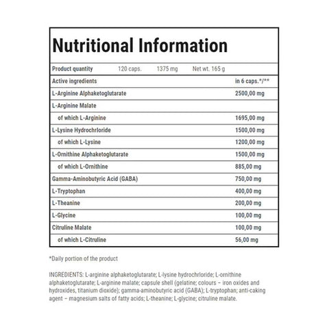 Trec Nutrition GH UP Growth Hormone Night Formula 120 Caps