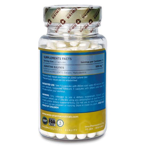 Swiss Pharma Swiss Pharmaceuticals Agmatıne Sulfate 500mg 100 Capsul