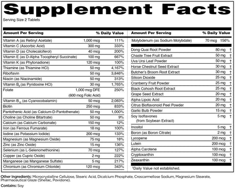 Rule One Women's Multi Vitamin 60 Tablet -BAYANLARA ÖZEL