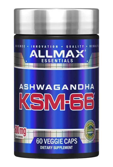 ALLMAX Ashwagandha KSM66 300 mg 60 Veggie Caps