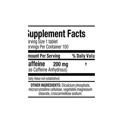 ALLMAX Caffeine 200 mg 100 Tablet